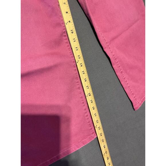 Logo Lori Goldstein Womens Stretchy Comfy Pink Jeans Plus Size 26W NWT Cropped - Picture 5 of 9